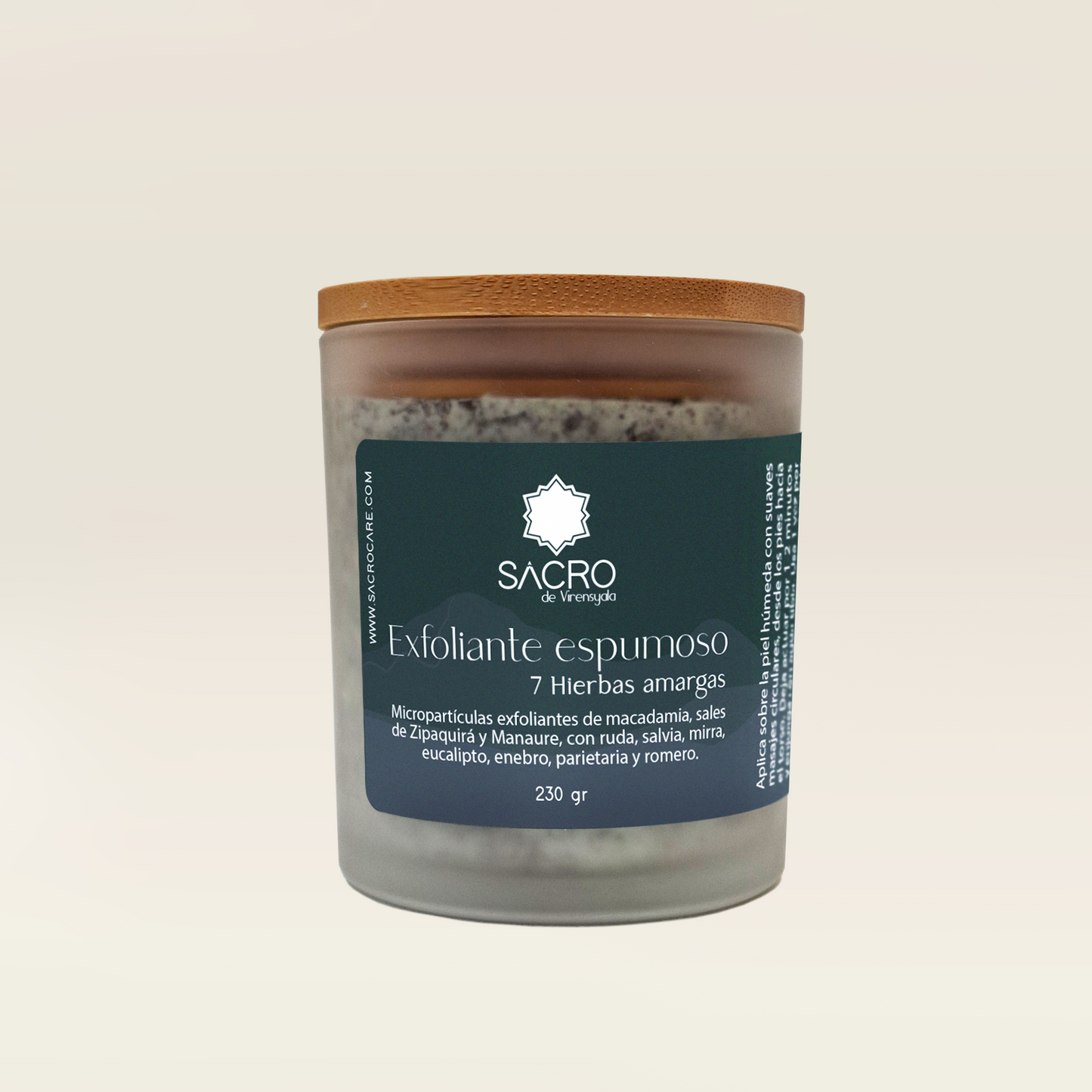 Exfoliante Espumoso 7 Hierbas amargas